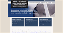 Desktop Screenshot of notairerivenord.com